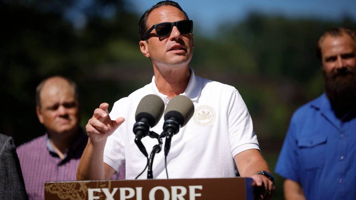Gov. Josh Shapiro visited Yough River Park in Connellsville, along the 150-mile Great Allegheny Passage, in Fayette County, to launch Pennsylvania's Office of Outdoor Recreation and highlight the 2023-24 budget's $112 million budget investment in state parks and forests.