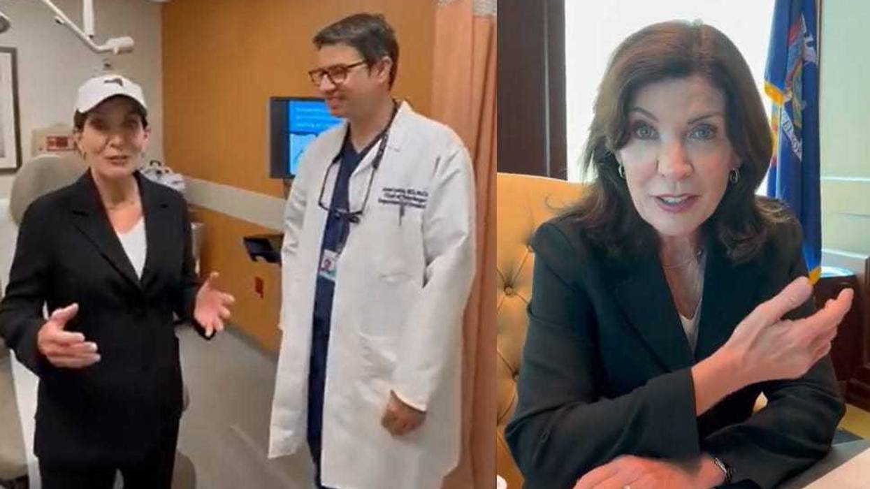 Gov. Kathy Hochul made a video both before and after her skin cancer removal procedure on Friday to raise awareness about the importance of early detection and provide an update on her health.