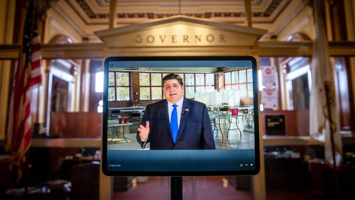 Gov. Pritzker announces balanced budget plan in annual address.