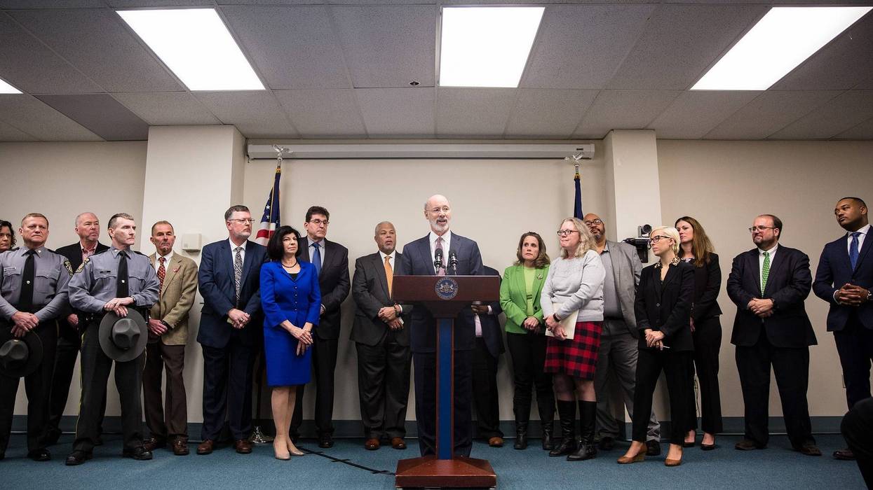 Gov. Tom Wolf introduces his “My Clean Slate” program to help people navigate the new law, Jan. 2, 2019.
