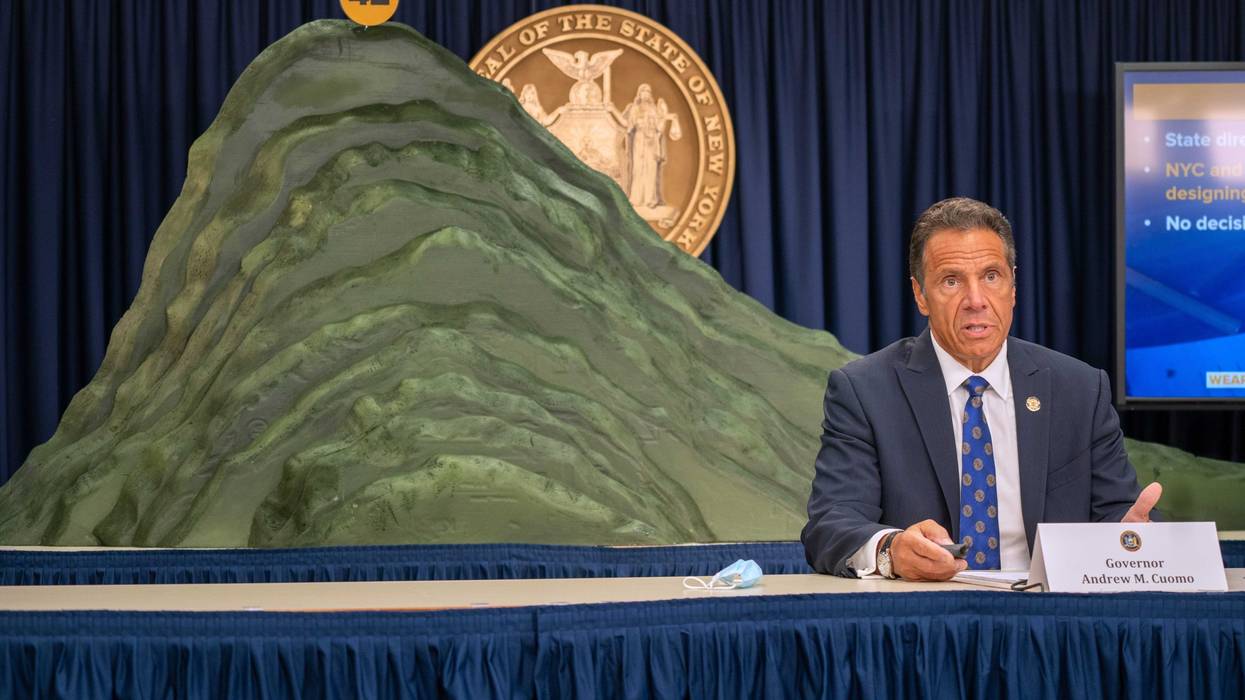 Governor Andrew Cuomo speaks during a COVID-19 briefing on July 6, 2020 in New York City.
