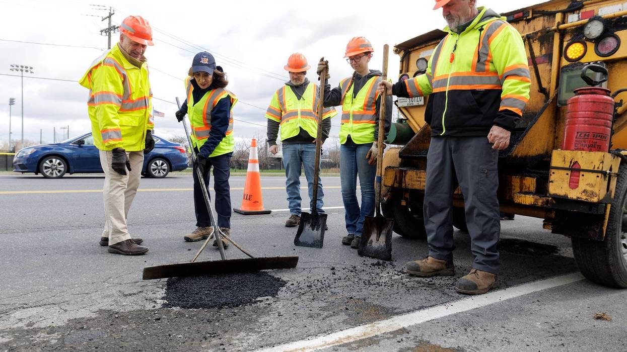 Hochul declares war on potholes