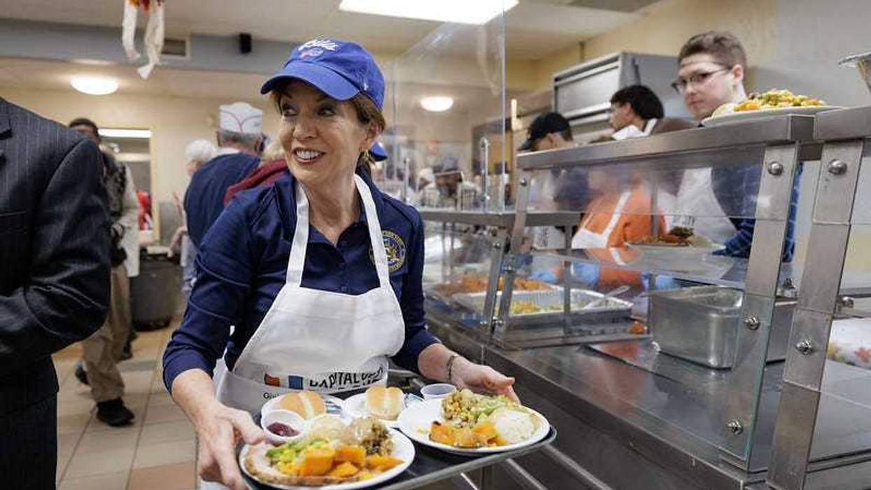 Governor Kathy Hochul visits the Capital City Rescue Mission in Albany. (Mike Groll/Office of Governor Kathy Hochul)