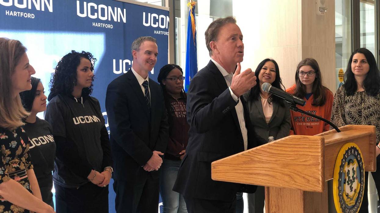 Governor Ned Lamont at UConn Hartford Campus