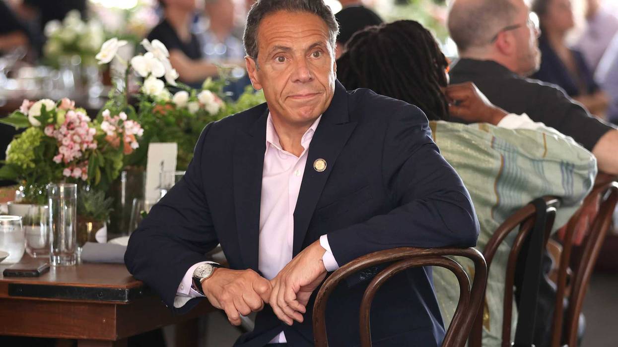Governor of New York Andrew Cuomo attends the Tribeca Festival Welcome Lunch during the 2021 Tribeca Festival at Pier 76 on June 09, 2021 in New York City