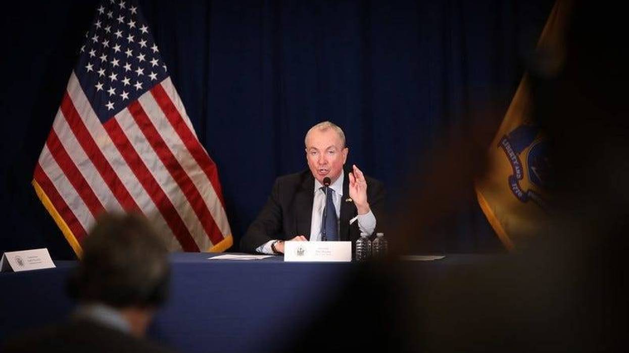 Governor Phil Murphy announces extensive social distancing measures to mitigate further spread of COVID-19 on March 16, 2020, in Trenton.
