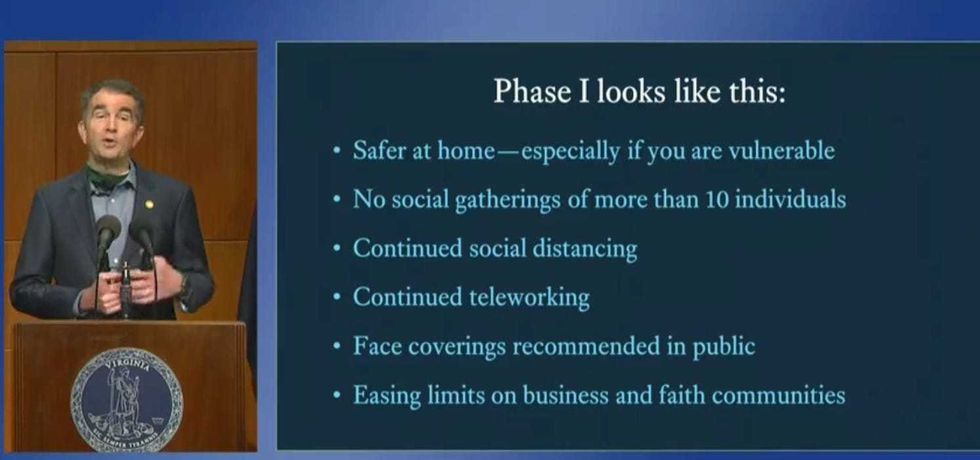 Northam Pushes Back Reopening a Week