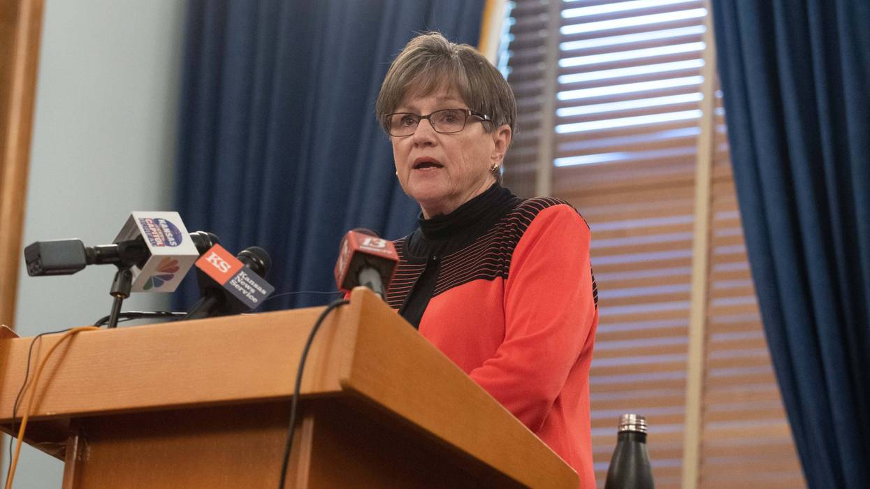 Governor says the spread of coronavirus in KS is slowing
