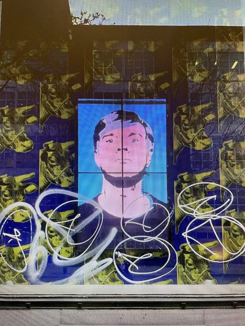 Graffiti on Andy Warhol Museum