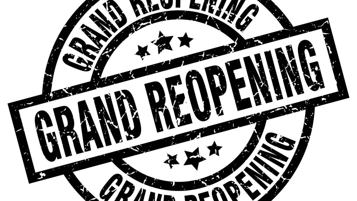 Grand Reopening Sign