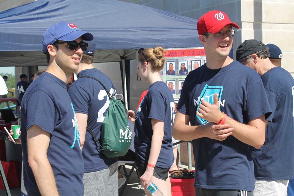 Grant and Danny host the 4th Annual Legal Mushball Tournament held at the Nationals Youth Baseball Academy.