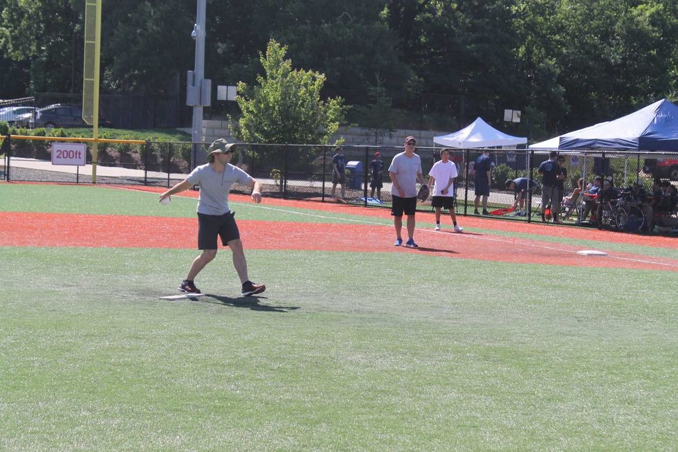 Grant and Danny host the 4th Annual Legal Mushball Tournament held at the Nationals Youth Baseball Academy.