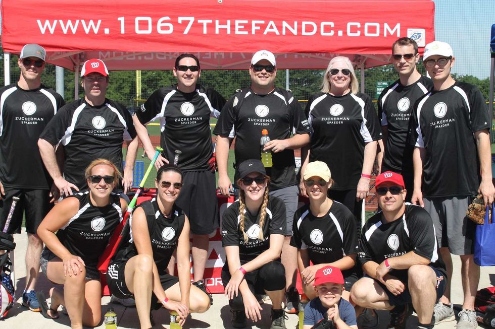 Grant and Danny host the 4th Annual Legal Mushball Tournament held at the Nationals Youth Baseball Academy.