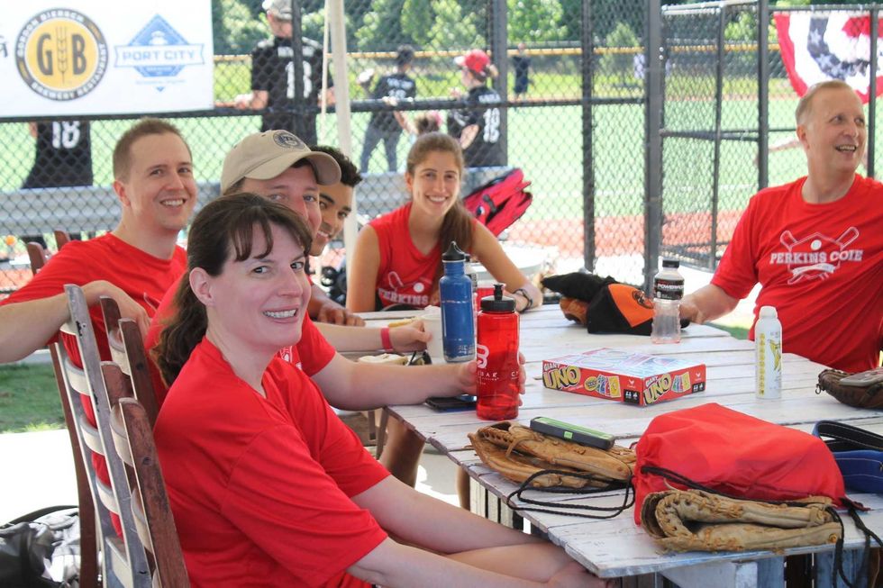 Grant and Danny host the 4th Annual Legal Mushball Tournament held at the Nationals Youth Baseball Academy.