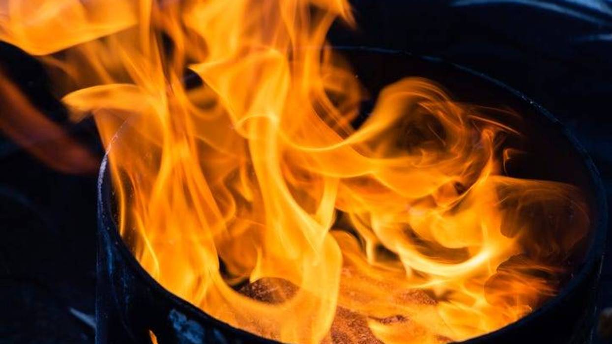 Grease fire