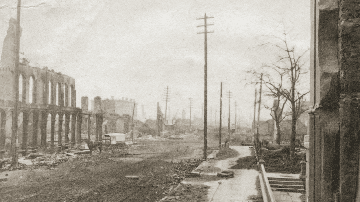 Great Chicago Fire aftermath