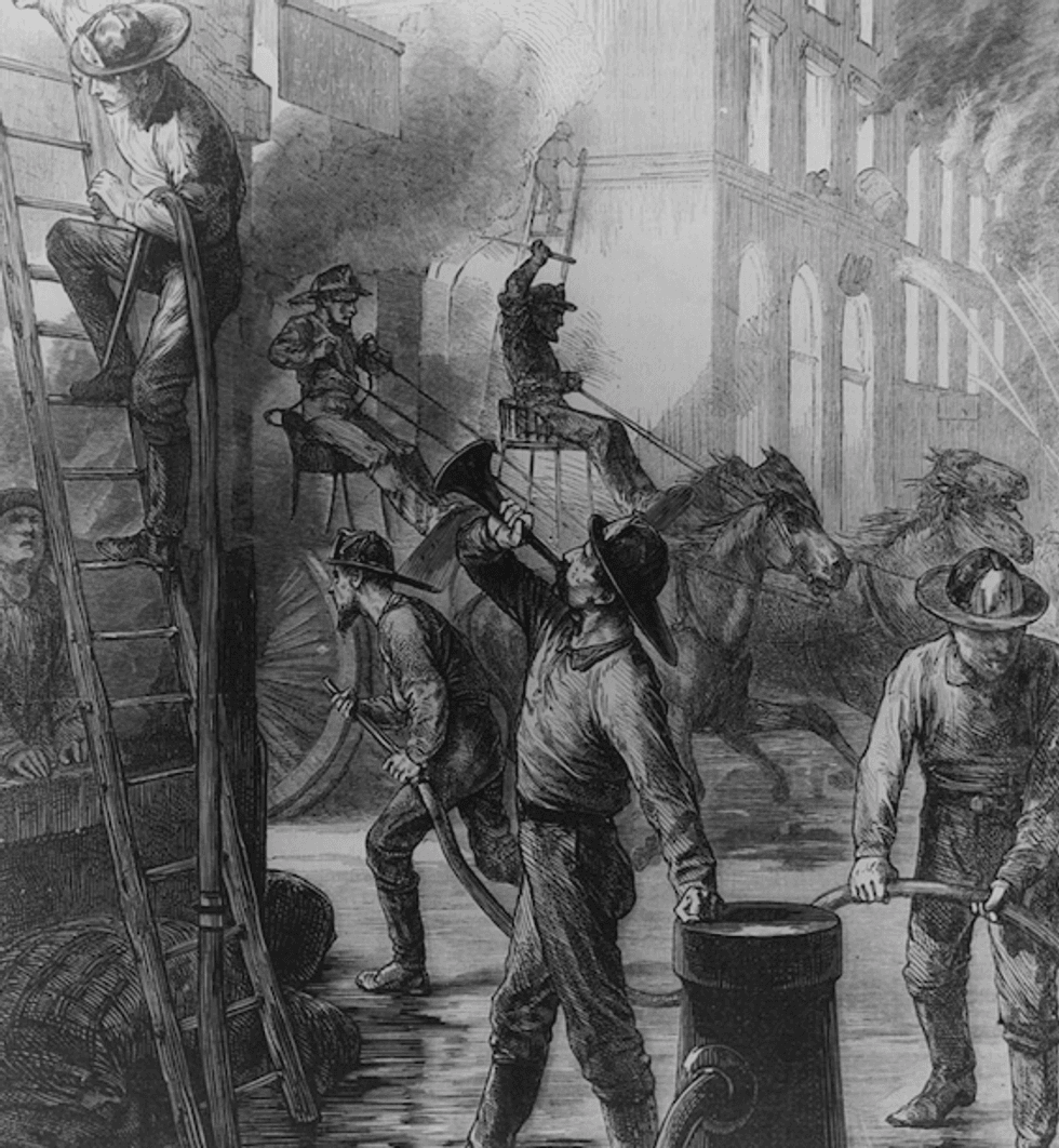 Great Chicago Fire chaos