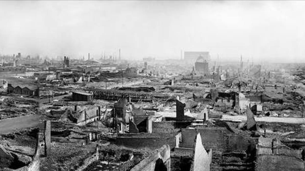 Great Chicago Fire In Focus