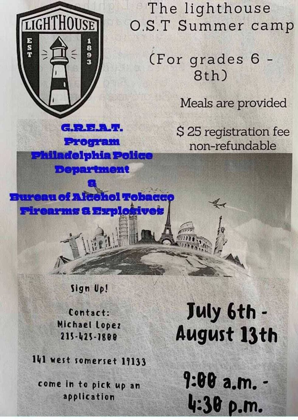 GREAT summer camp flyer