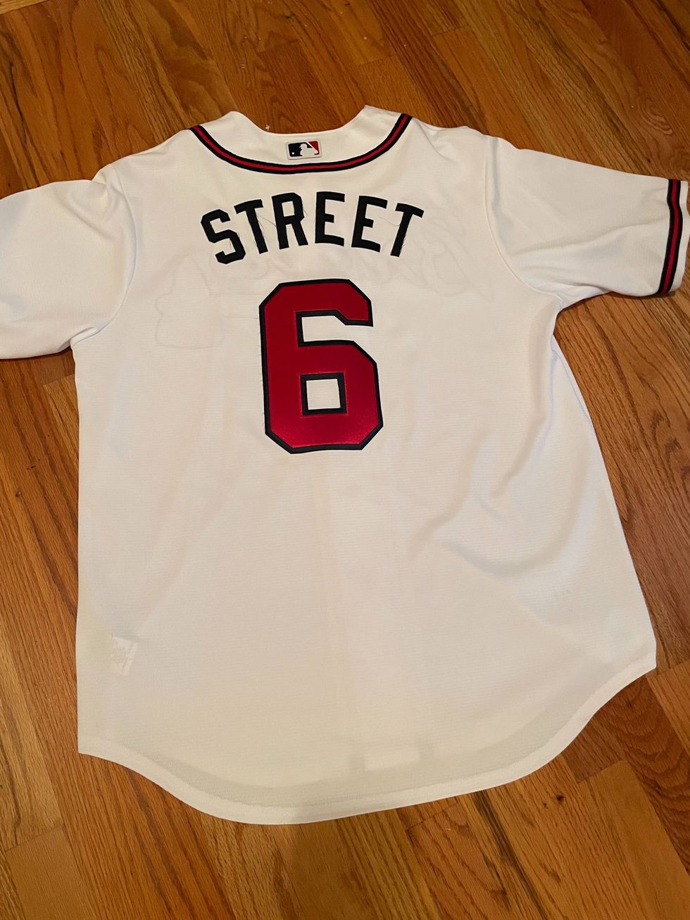 Greg Street 6 Braves Jersey