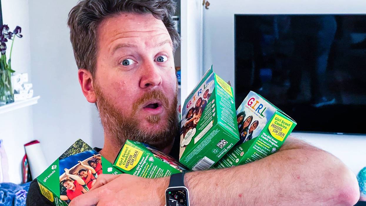 Gregr with Thin Mints