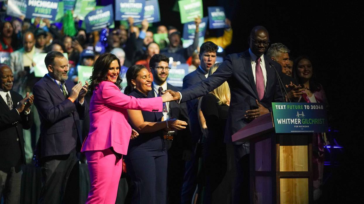 Gretchen Whitmer and Garlin Gilchrist