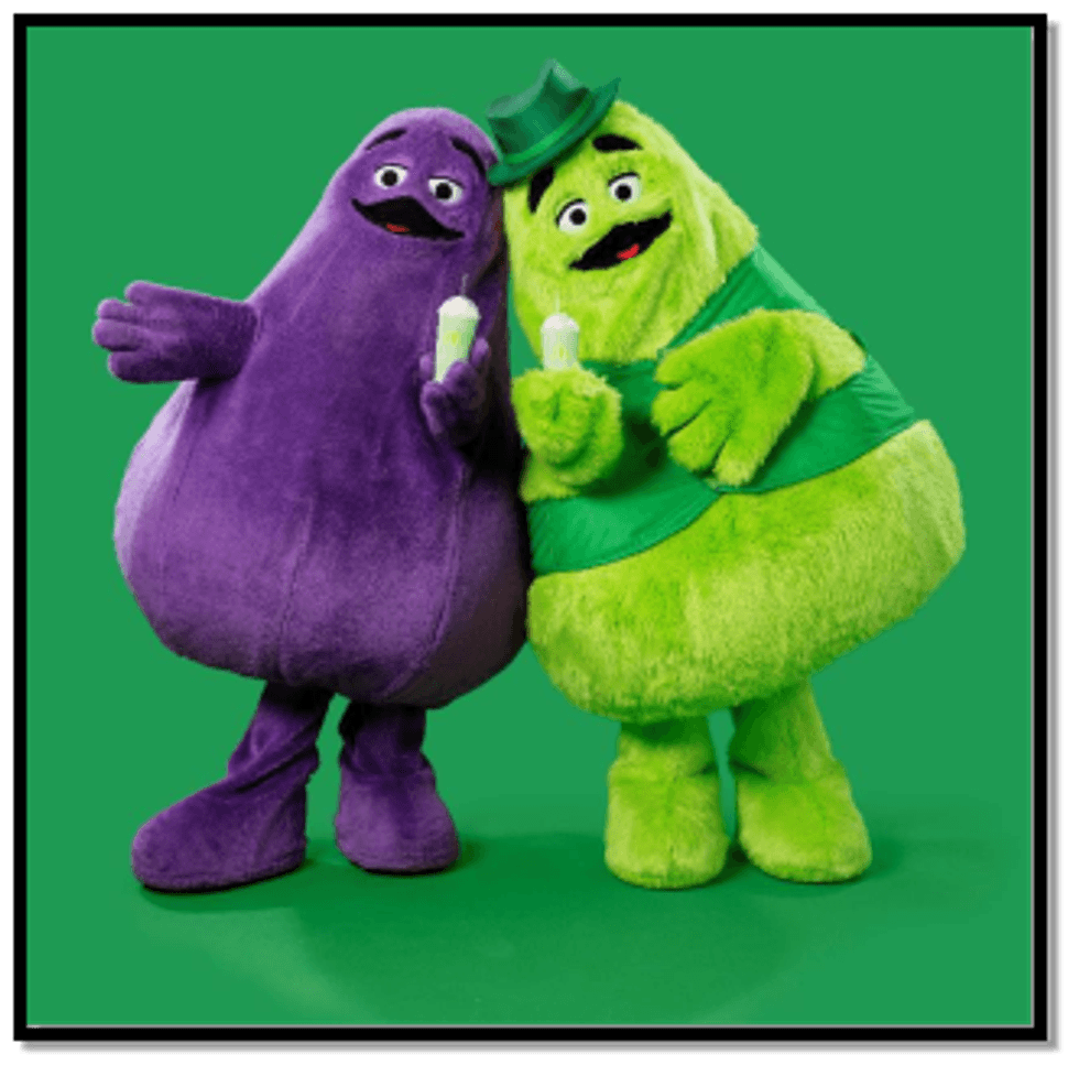 Grimace with his Uncle O