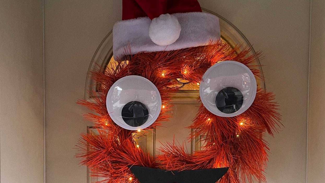 Gritty Christmas wreath