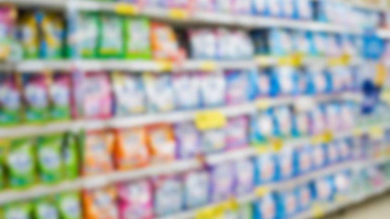 Grocery Store Aisle, Colorful