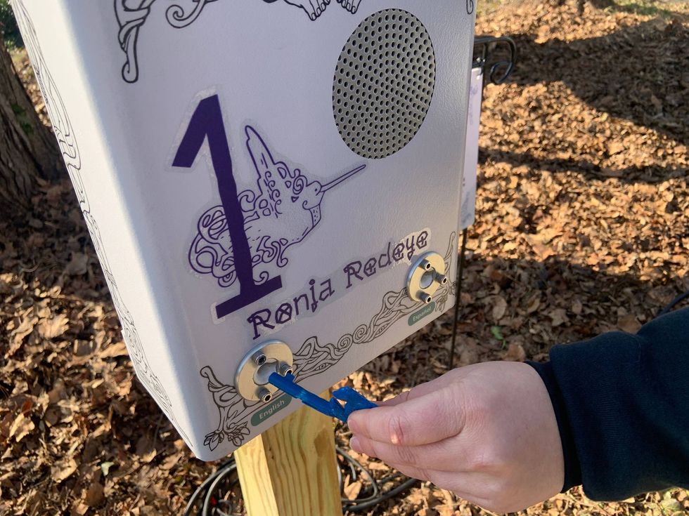 Guests use their zoo key to hear each troll