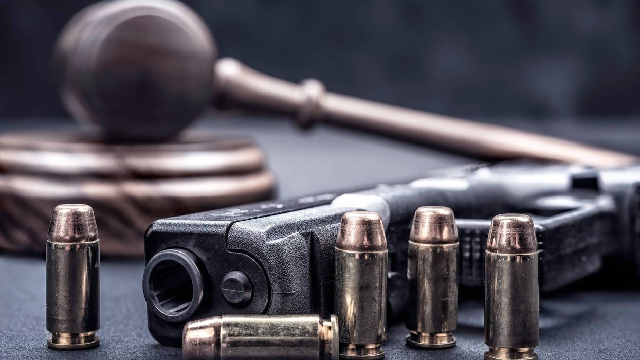 Gun and gavel