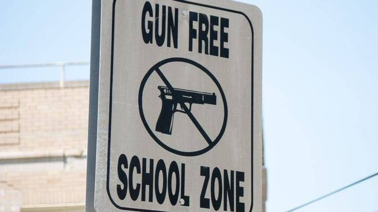 Gun free school sign (File Photo)