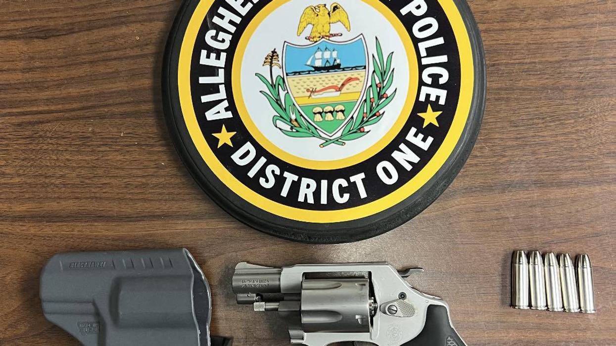 Gun stopped by security at PIT International