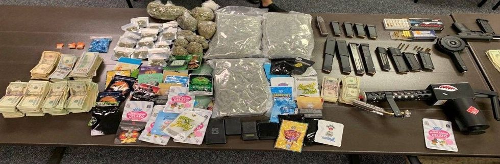 Guns and drugs recovered by the Pennsylvania Office of Attorney General