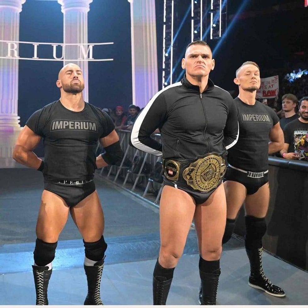Gunther in the ring