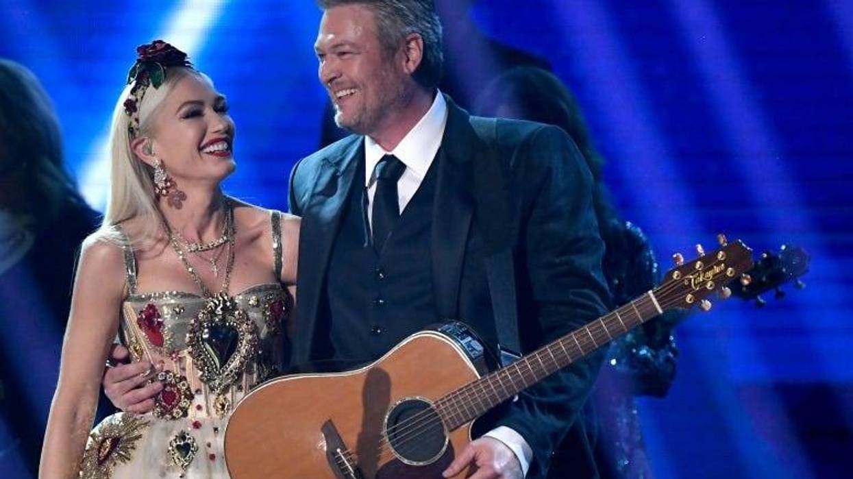 Gwen Stefani and Blake Shelton