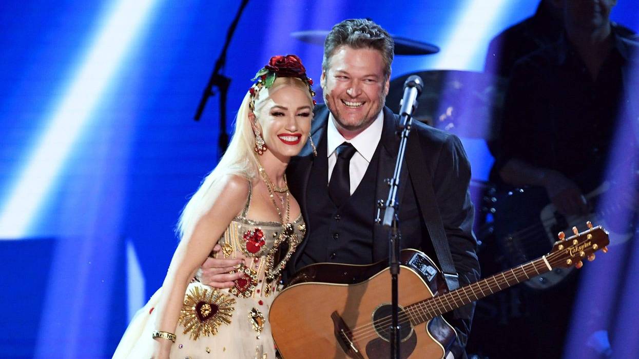 Gwen Stefani and Blake Shelton