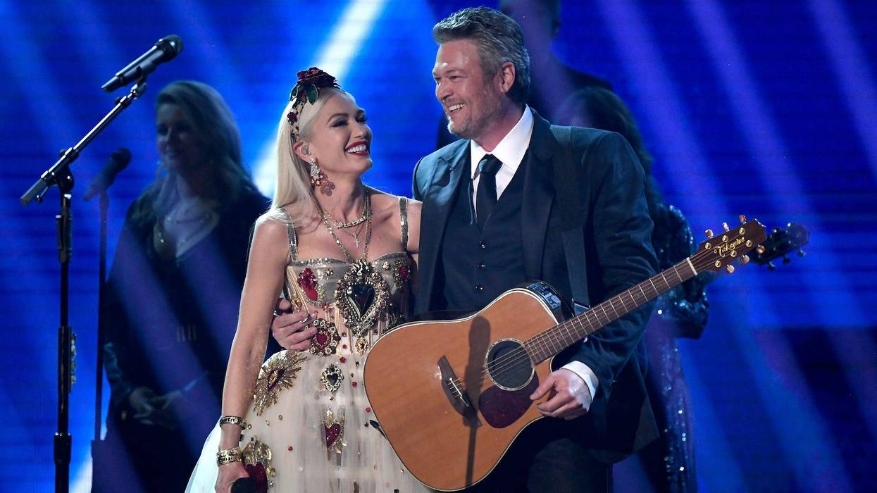 Gwen Stefani and Blake Shelton