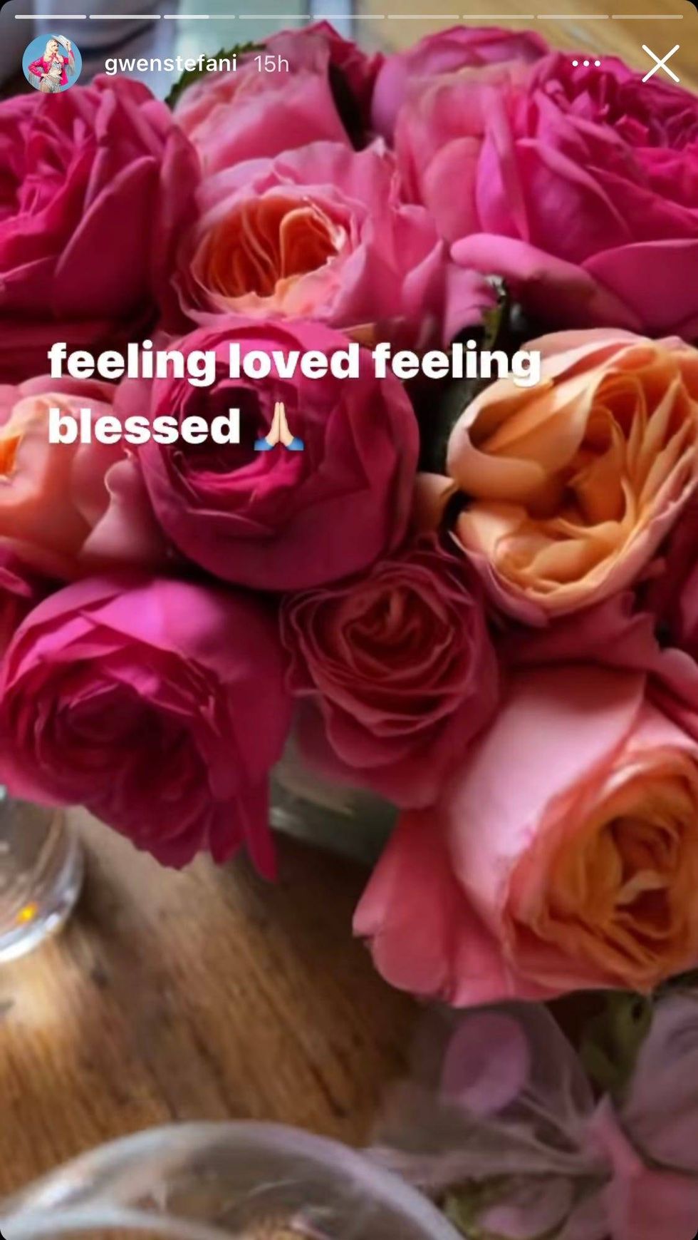 Gwen Stefani IG story