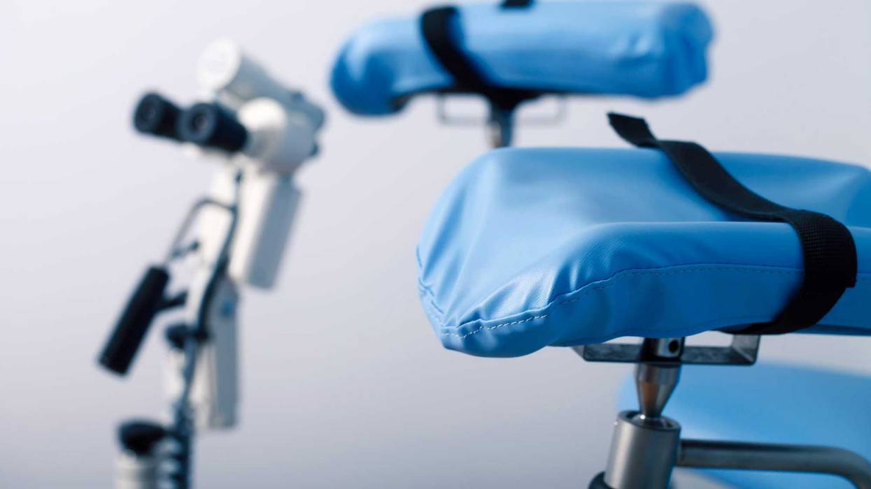 Gynecologic office stock photo.