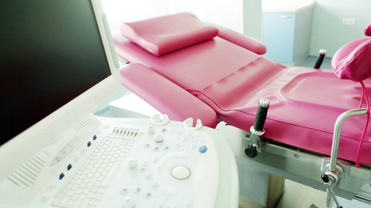 Gynecologists' office stock photo.