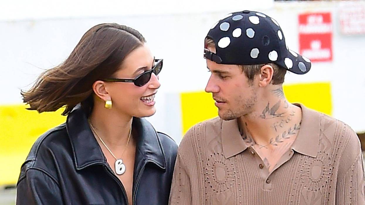 Hailey Bieber and Justin Bieber are seen on August 29, 2023 in New York City.