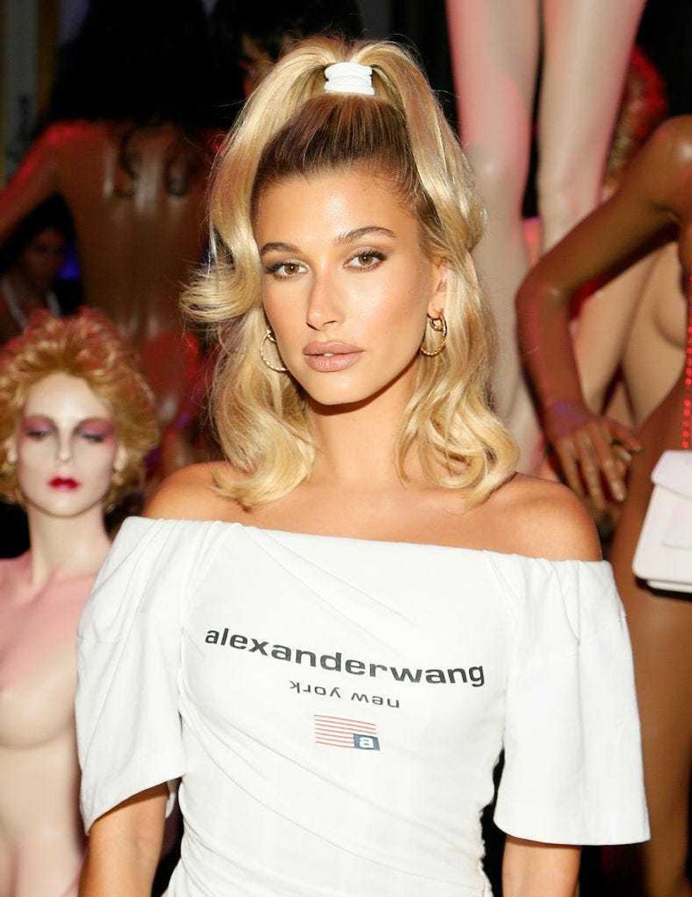 Hailey Bieber attends Alexander Wang & Bvlgari Celebrate A.W. BVLGARI