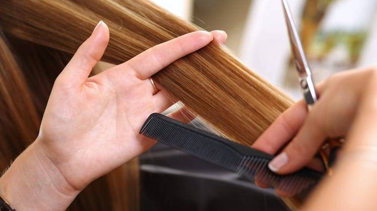 Hairdresser, Comb, Long Hair, Scissors