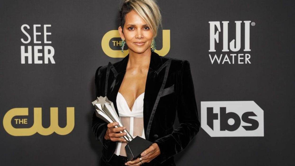 Halle Berry accepts the sixth annual #SeeHer Award at the 2022 Critics' Choice Awards at Fairmont Century Plaza on March 13, 2022 in Los Angeles, California.