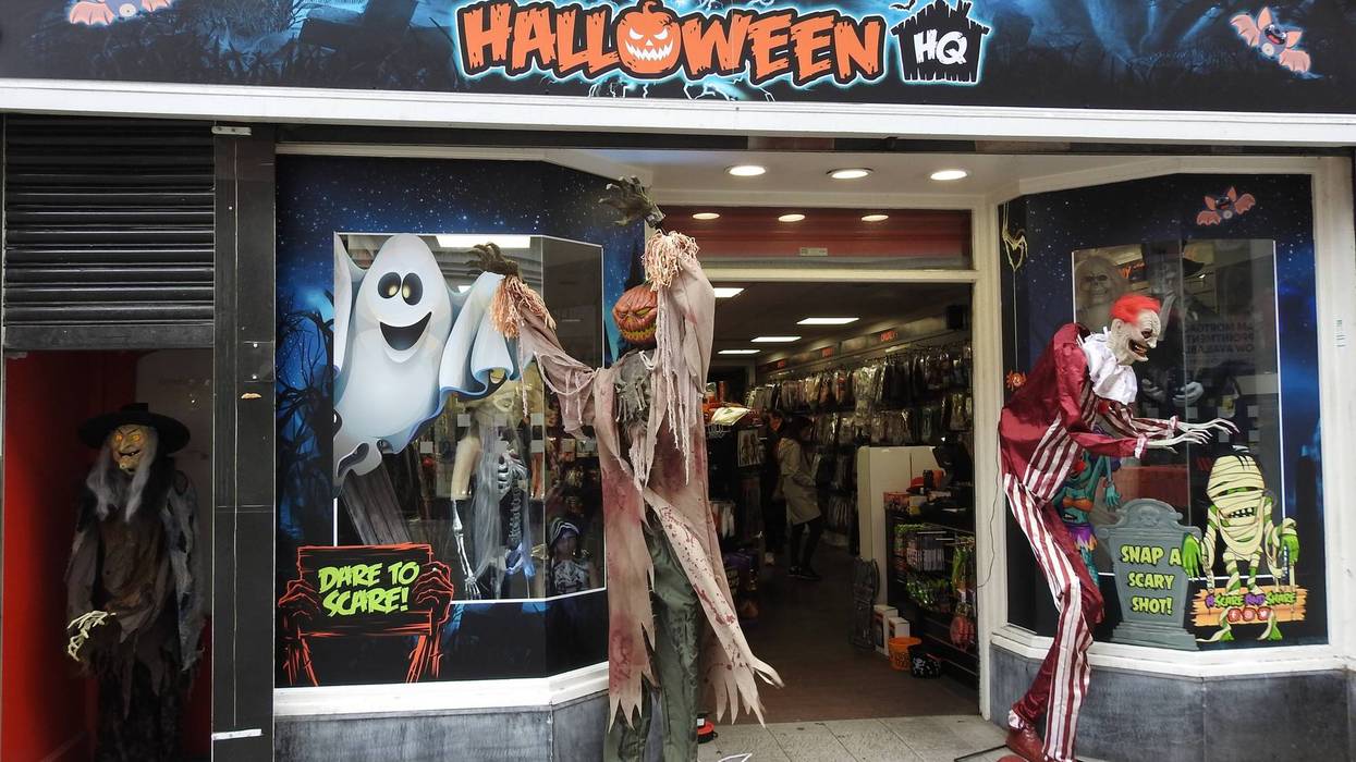 Halloween costume store