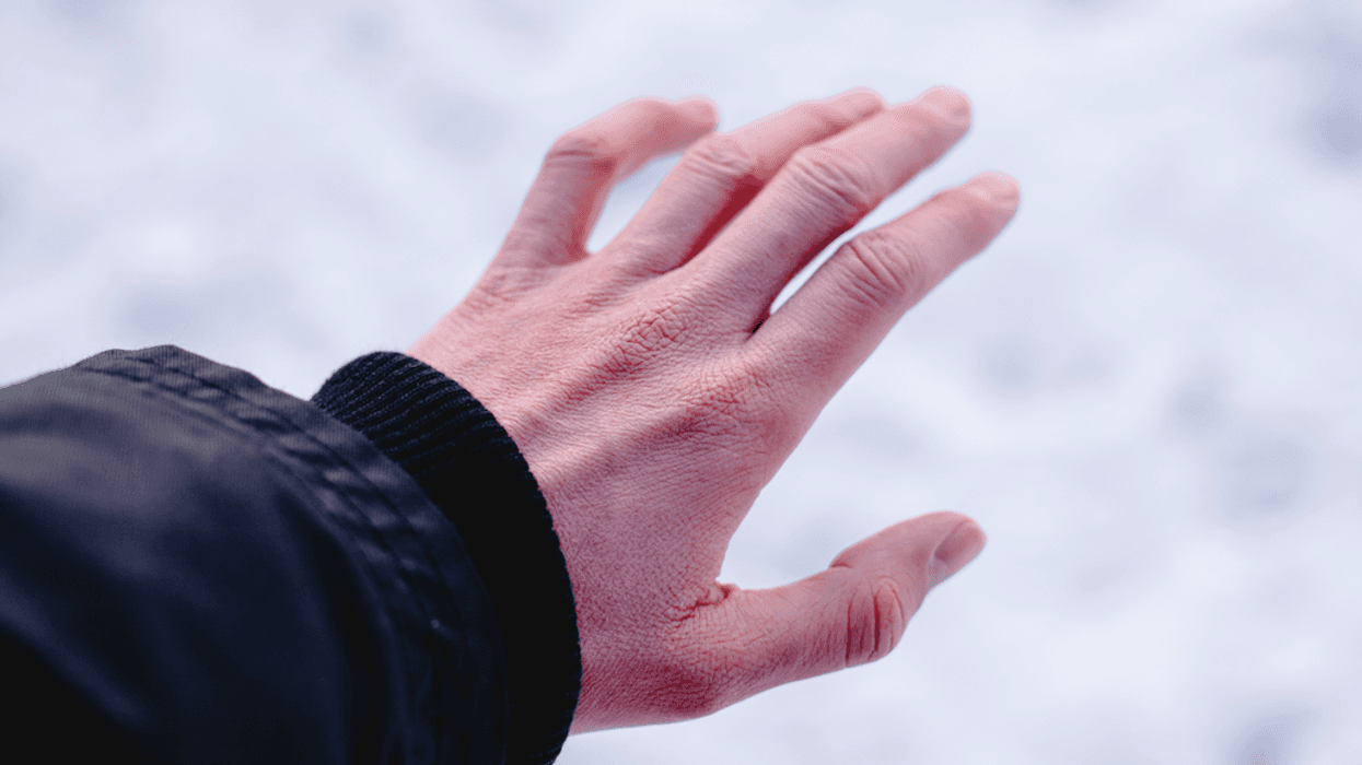 hand in cold