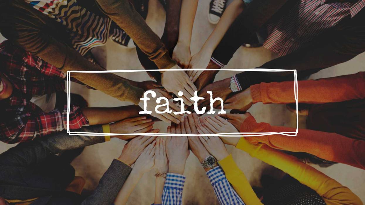 hands stacking and supporting together