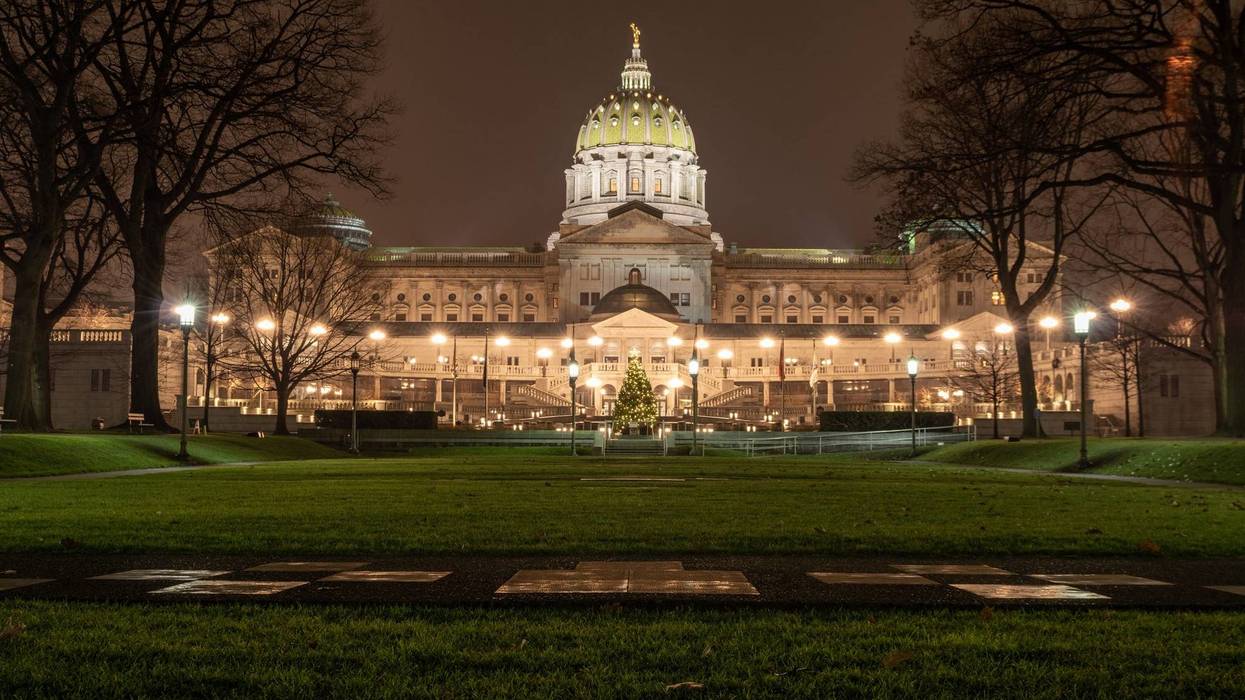 Harrisburgh State Capital from Soldiers Grove
