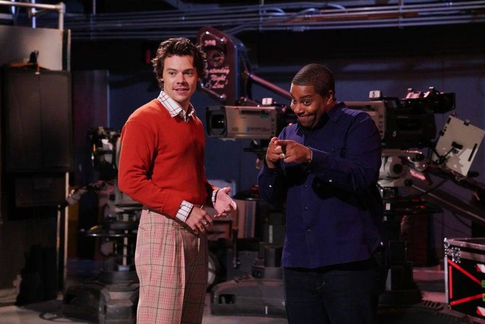 Harry Styles and Kenan Thompson